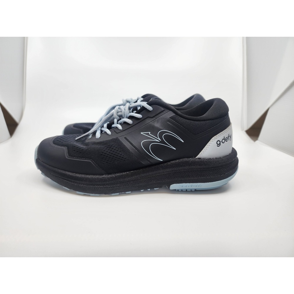 Gravity Defyer G-Defy Ion Walking Shoes Black Blue TB9052FLP-M Womens 8